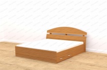 Кровать «Магнолия» двуспальная с ящиками МДФ 160х200