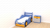 Кровать «КС-2» Машинка МДФ